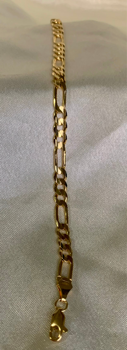 Pulso Fígaro 6mm (oro sólido 10k)